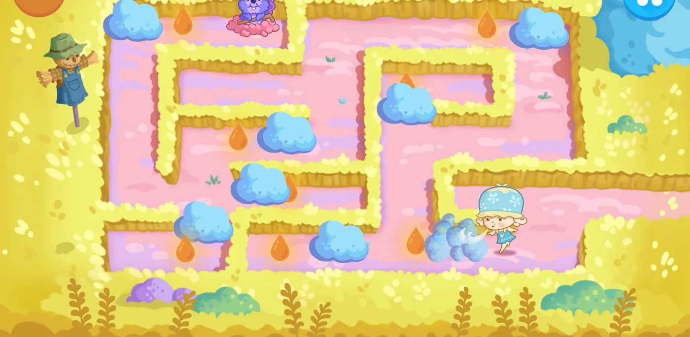 Cloudlings mini-game screenshot