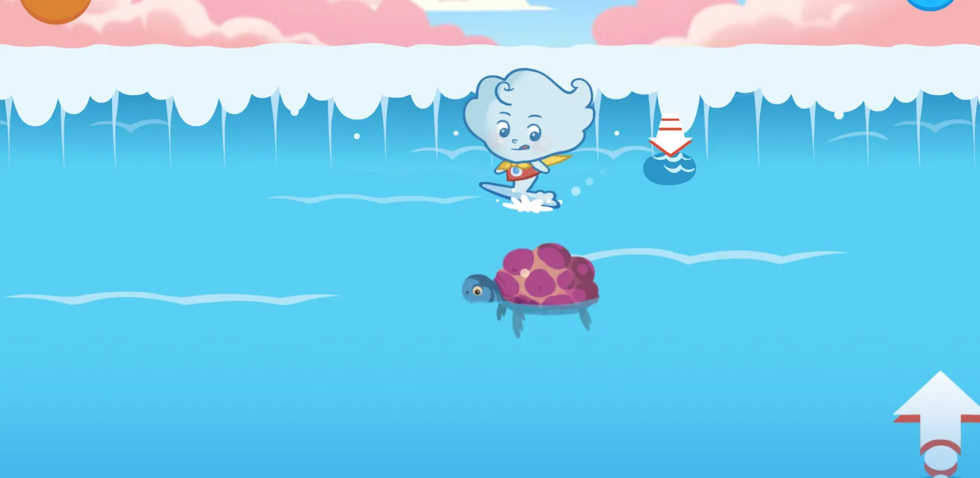Cloudlings mini-game screenshot
