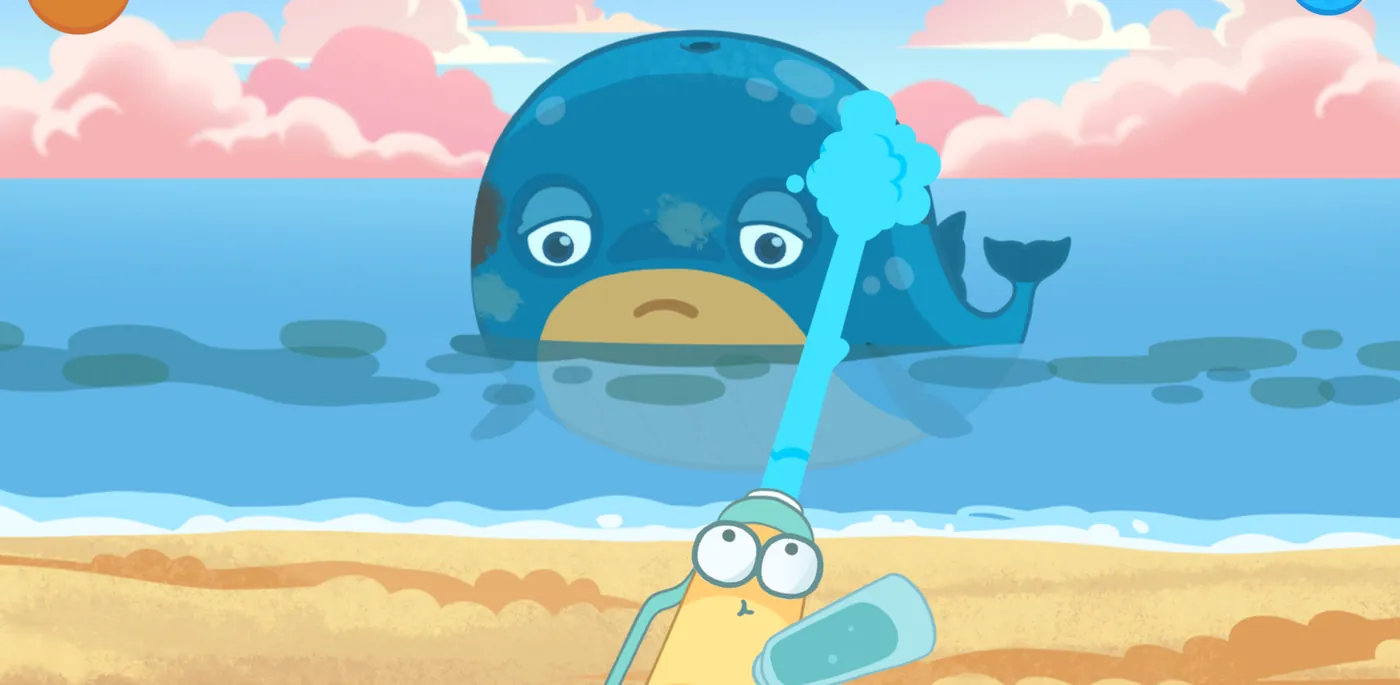 Cloudlings mini-game screenshot