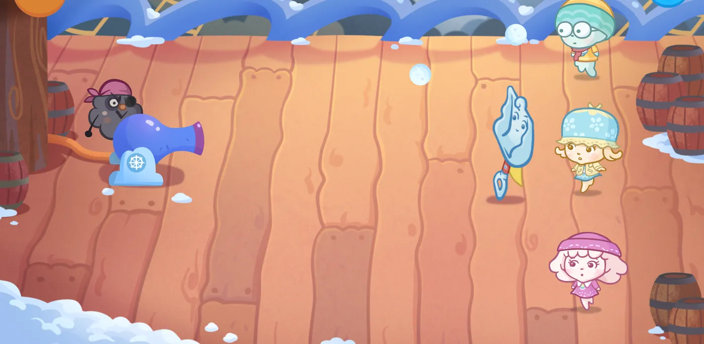 Cloudlings mini-game screenshot