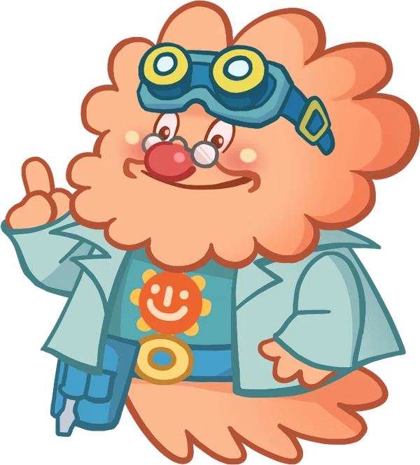 Professor Sunbeam, who helps you build your Cloud House